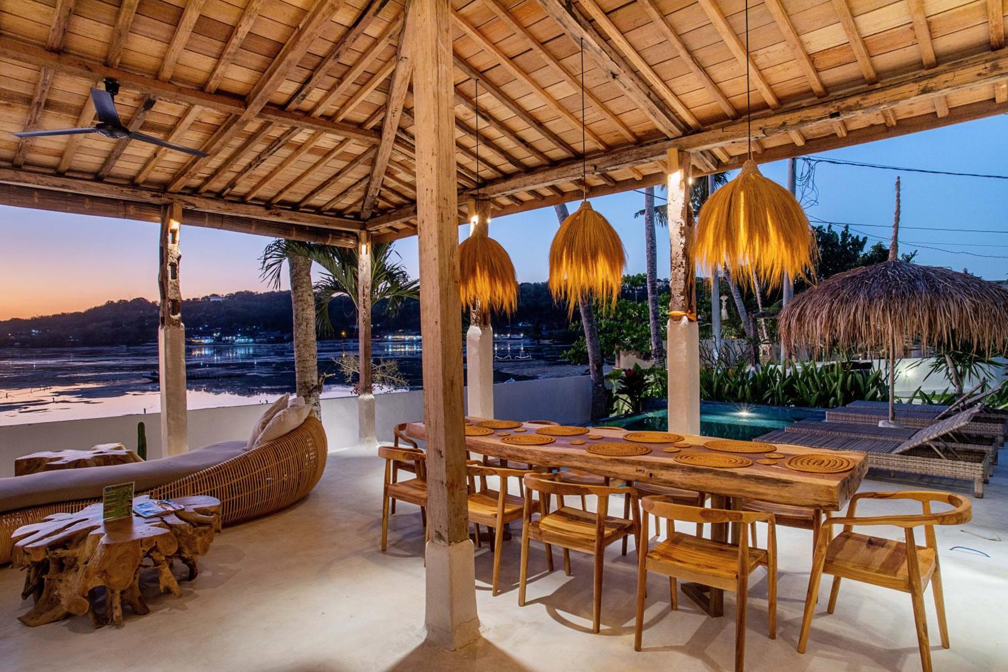Sunset House Ceningan, 10 Person Beachview Private Villa نوسا ليمبونغان المظهر الخارجي الصورة