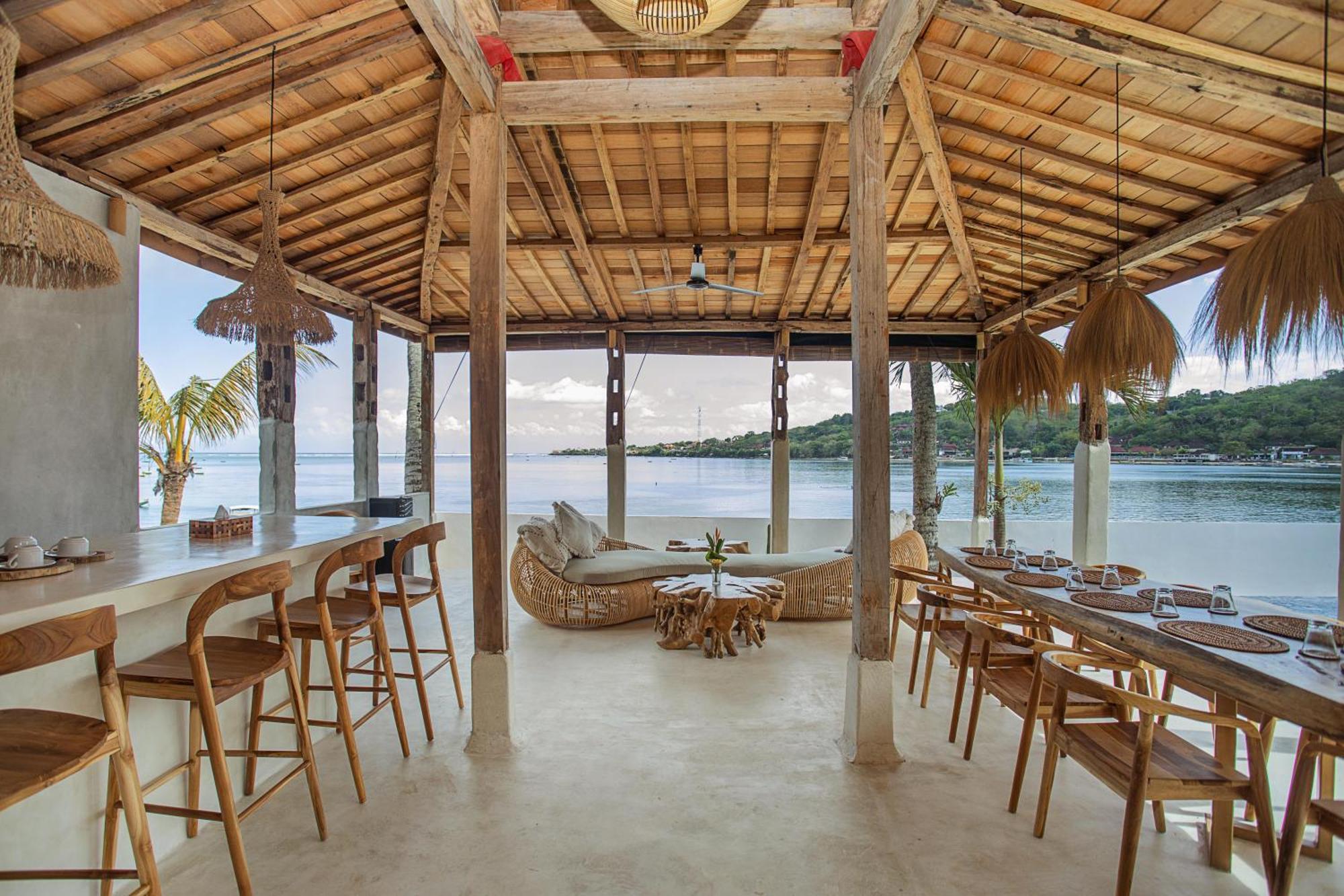 Sunset House Ceningan, 10 Person Beachview Private Villa نوسا ليمبونغان المظهر الخارجي الصورة