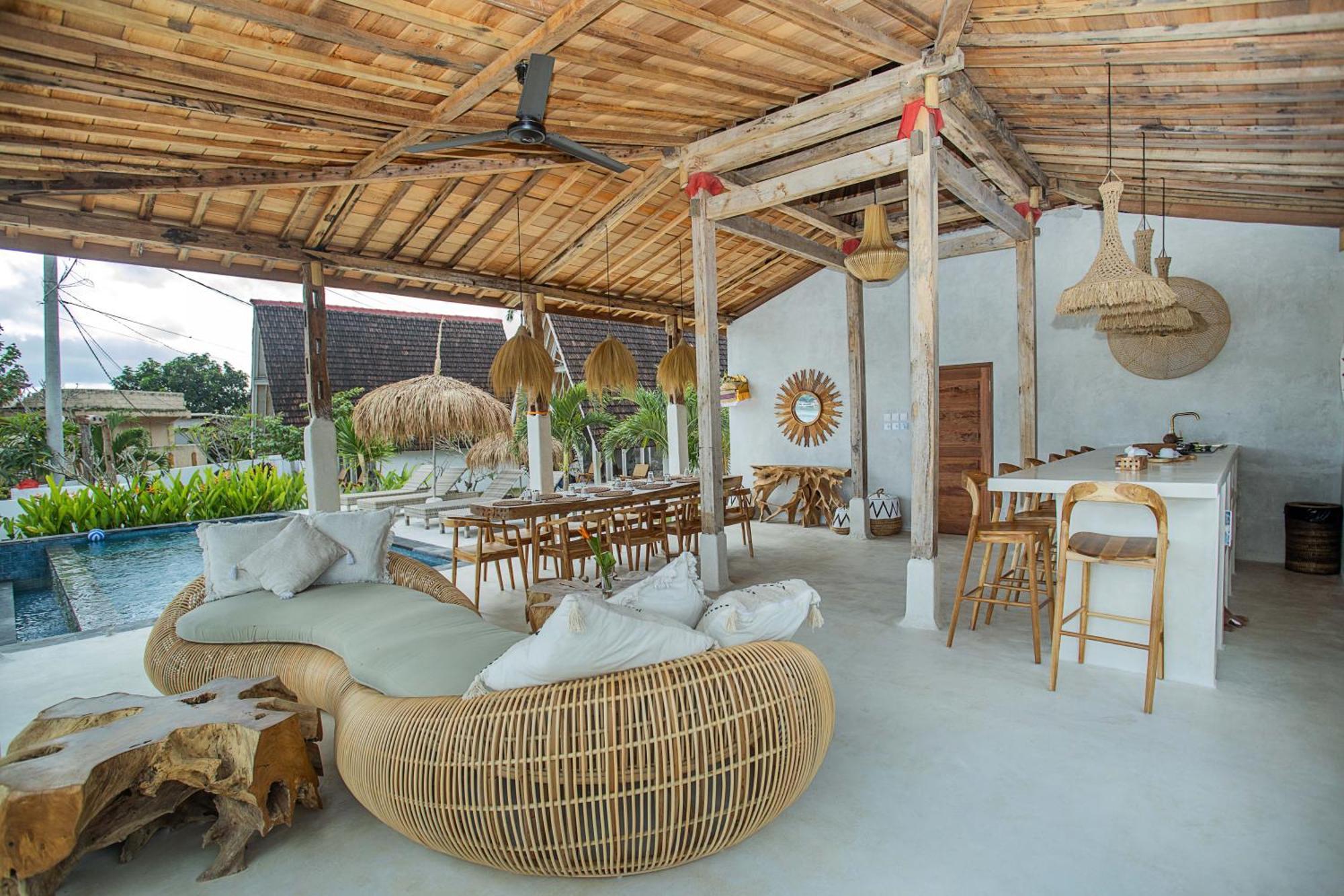 Sunset House Ceningan, 10 Person Beachview Private Villa نوسا ليمبونغان المظهر الخارجي الصورة