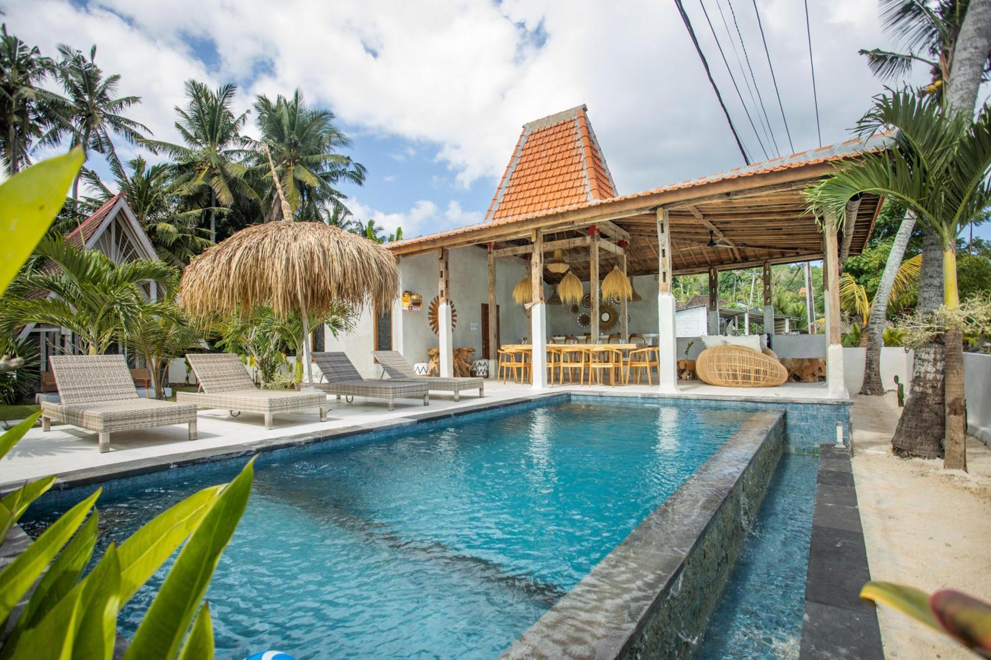 Sunset House Ceningan, 10 Person Beachview Private Villa نوسا ليمبونغان المظهر الخارجي الصورة