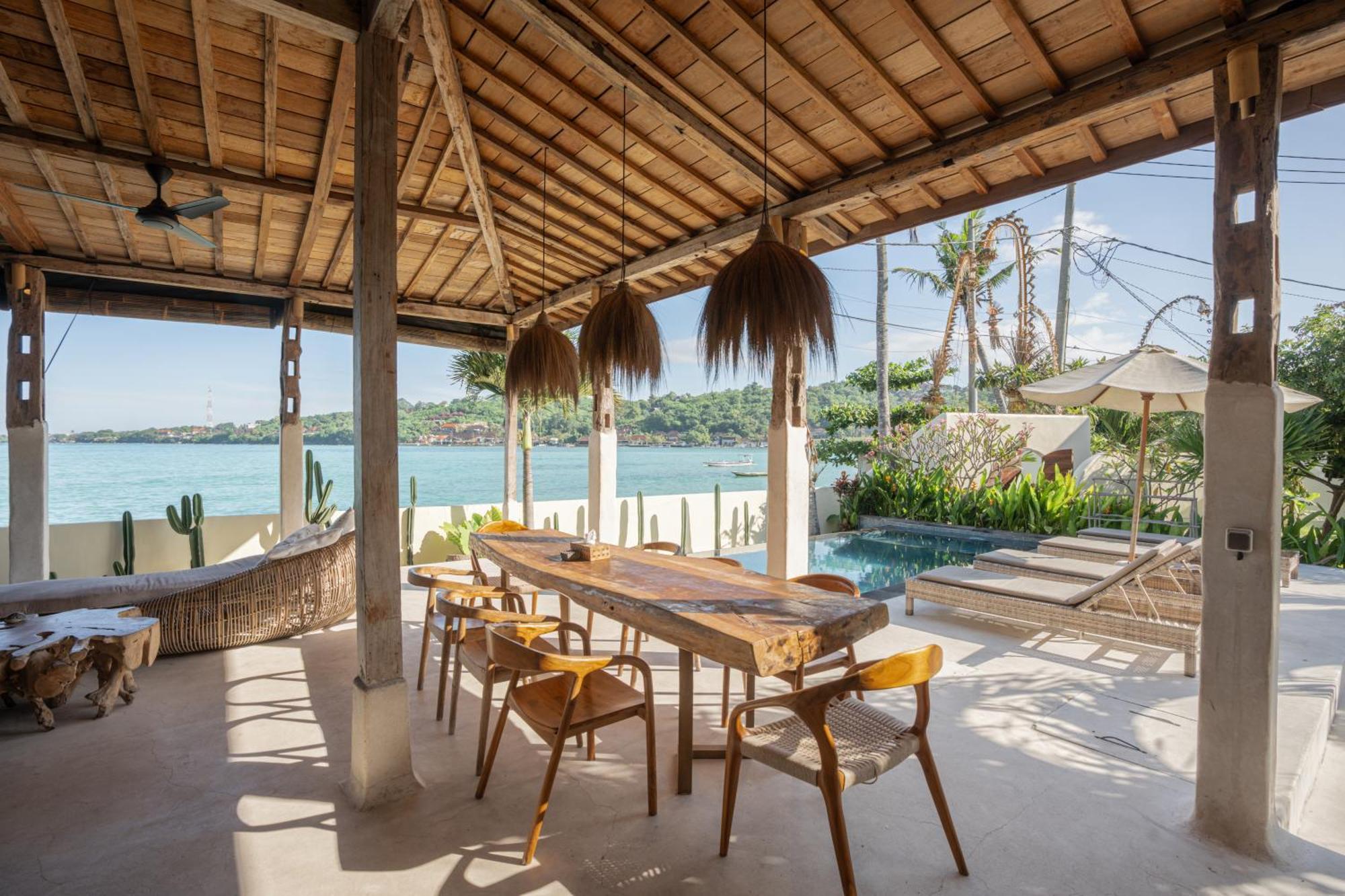 Sunset House Ceningan, 10 Person Beachview Private Villa نوسا ليمبونغان المظهر الخارجي الصورة