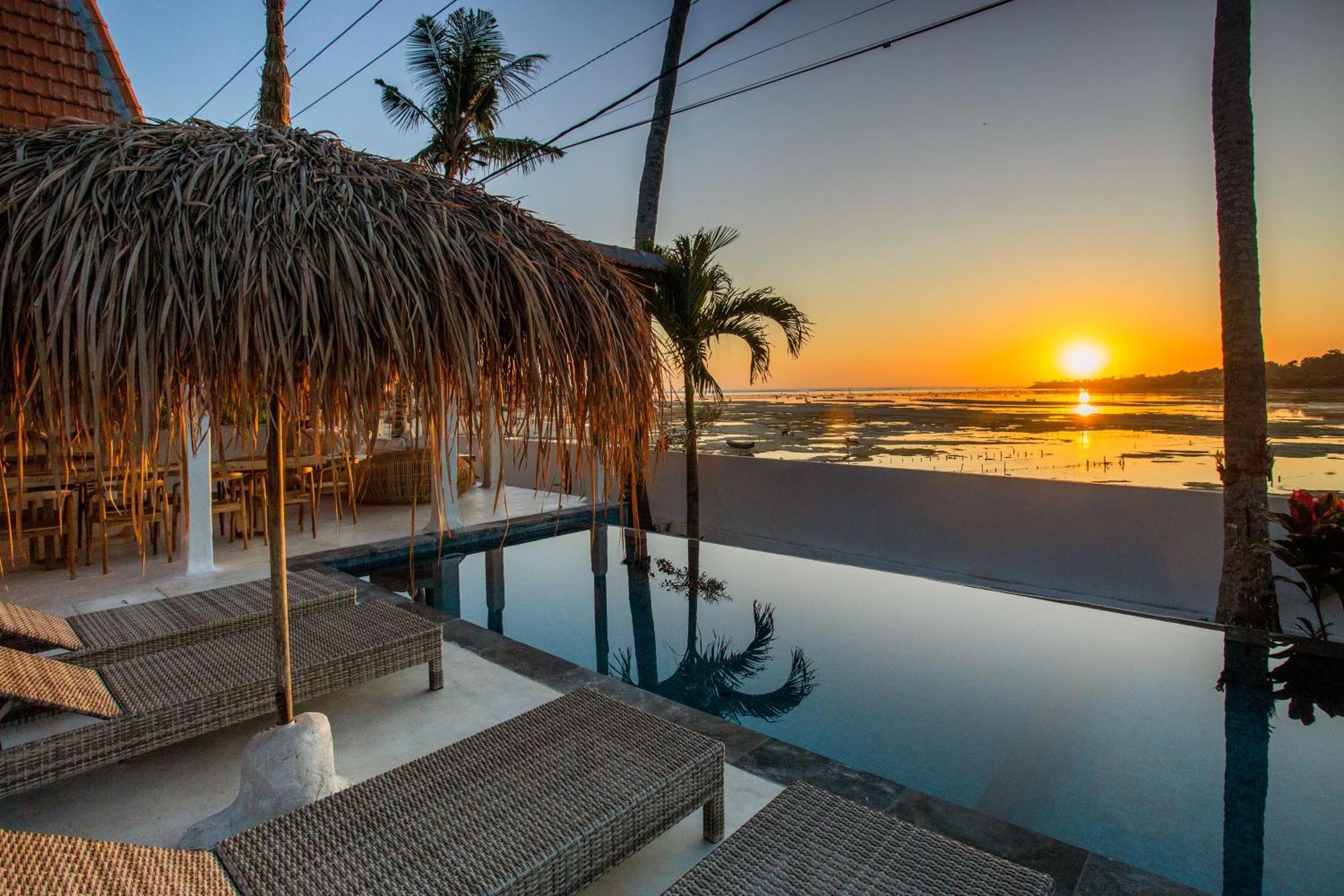 Sunset House Ceningan, 10 Person Beachview Private Villa نوسا ليمبونغان المظهر الخارجي الصورة